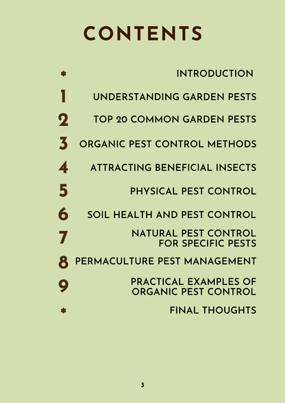 Naturally Control Garden Pests